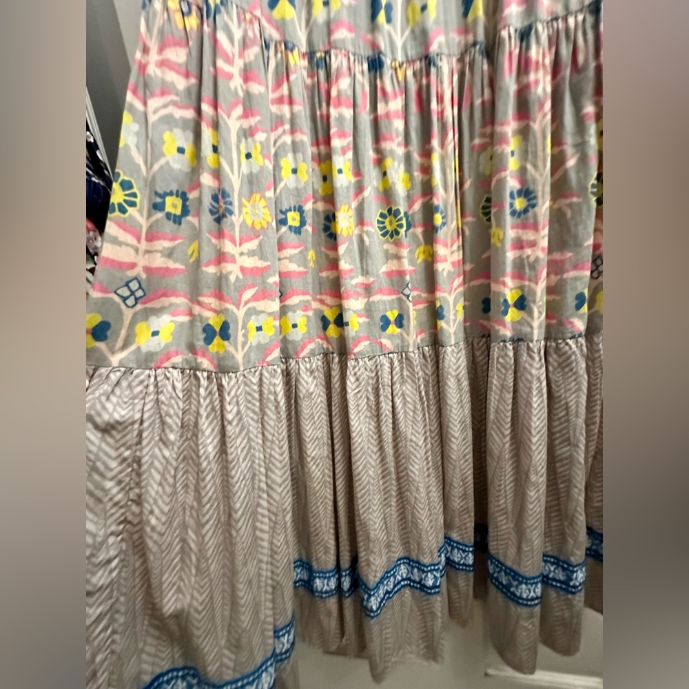 CK Bradley, Annabelle Short Sleeve Dress, Wildflower Gray, Medium EUC - Picture 4 of 10